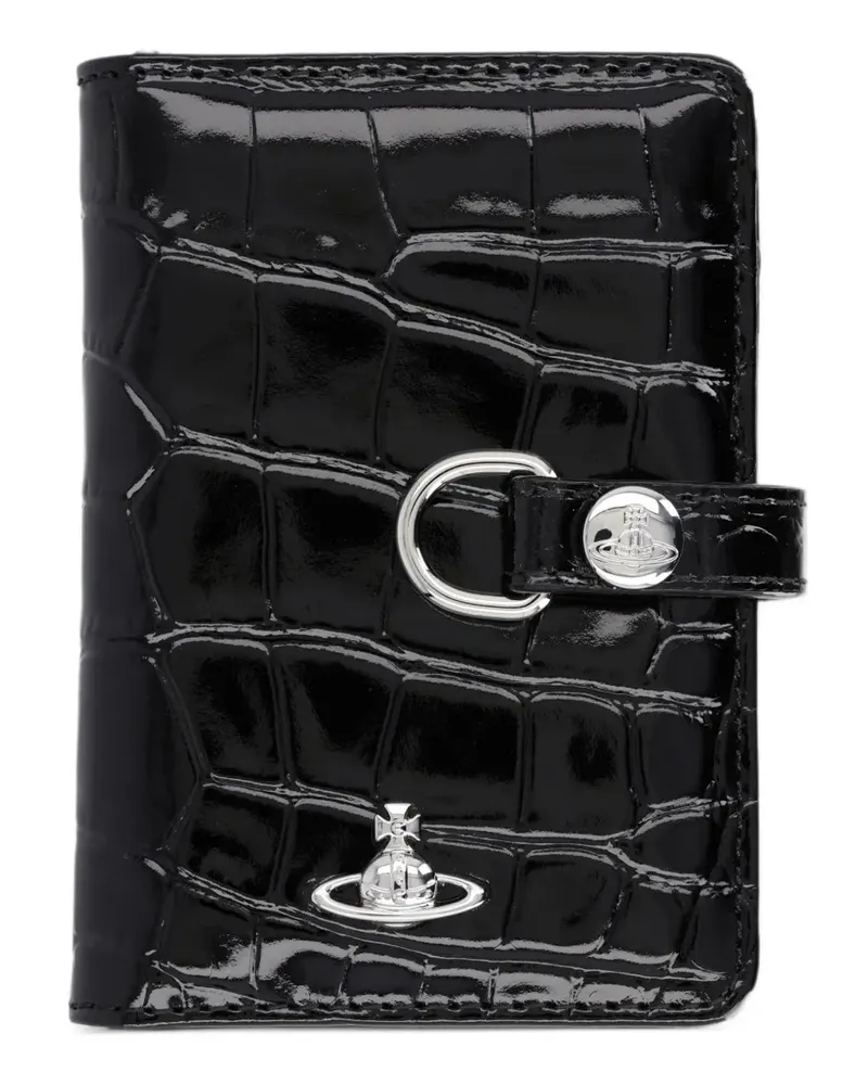 Vivienne Westwood Kartenetui mit Klappe - Schwarz Schwarz