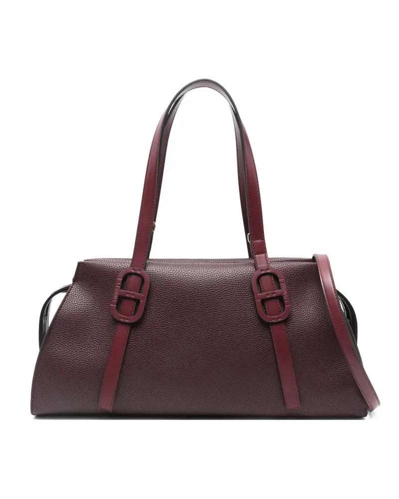 Twin-Set Schultertasche mit Logo - Rot Rot