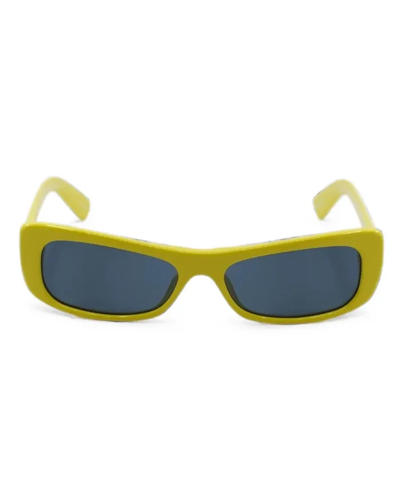 Jacquemus rectangle-frame sunglasses - Gelb Gelb