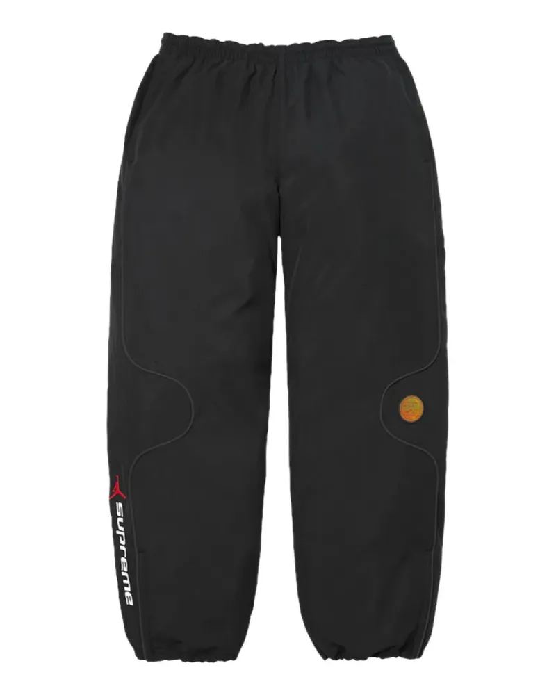 Supreme Being x Jordan logo-print track pants - Schwarz Schwarz