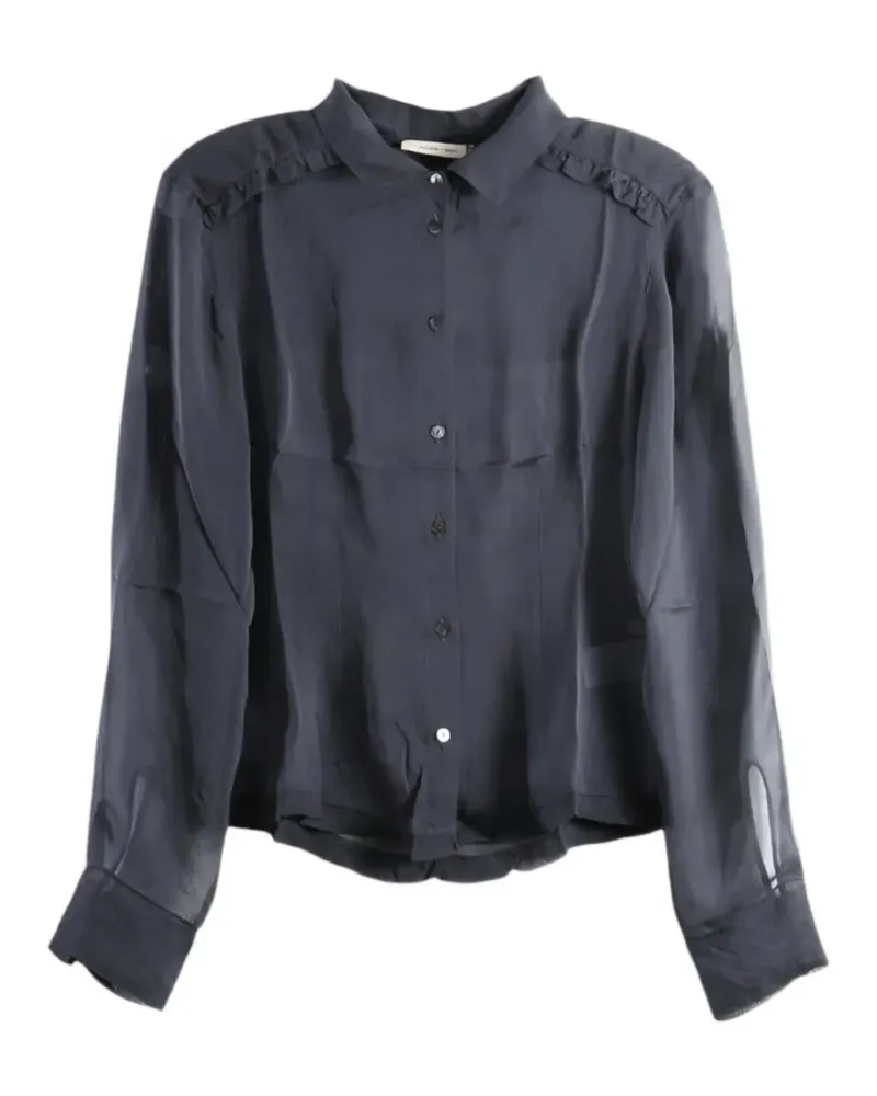 Paloma Wool sheer ruffled shirt - Grau Grau