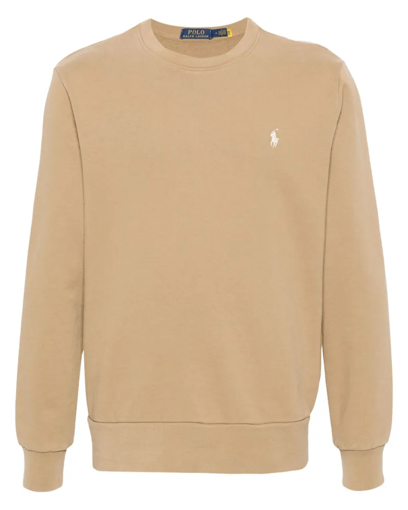 Ralph Lauren Sweatshirt mit Polo Pony Braun