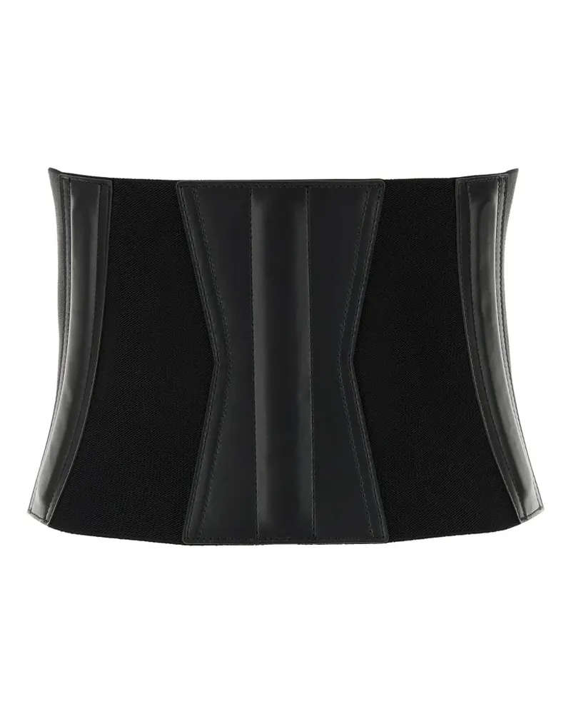 SPORTMAX Gürtel in Korsett-Optik - Schwarz Schwarz