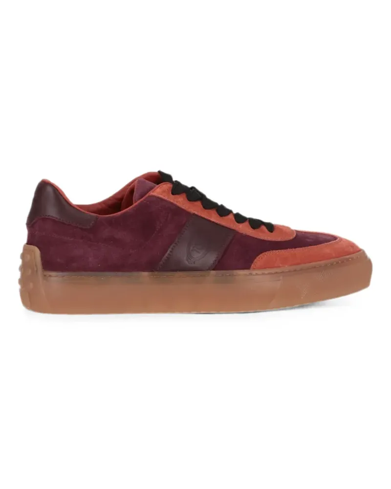 TOD'S suede panelled sneakers - Violett Violett