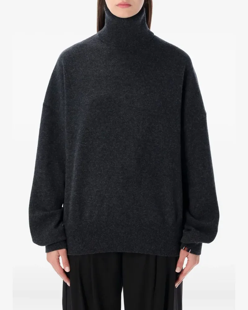 extreme cashmere Langärmeliger Rollkragenpullover - Grau Grau