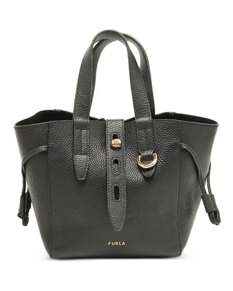 Furla Mini Net Handtasche - Schwarz Schwarz