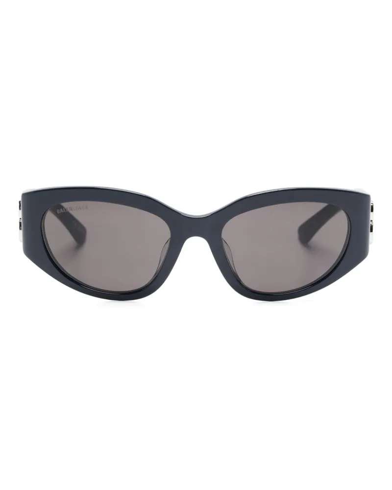 Balenciaga Bossy Sonnenbrille mit ovalem Gestell - Blau Blau