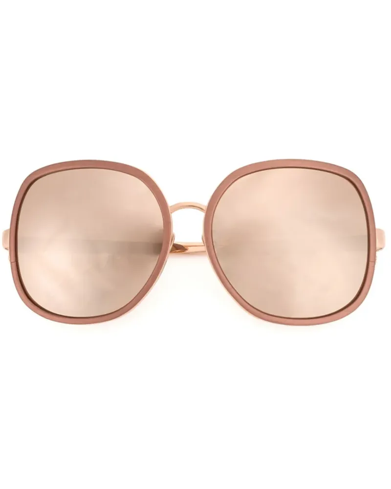Linda Farrow Oversized-Sonnenbrille - Rosa Rosa