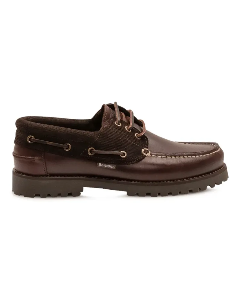 Barbour Re-Engineered Deck Segelschuhe - Braun Braun