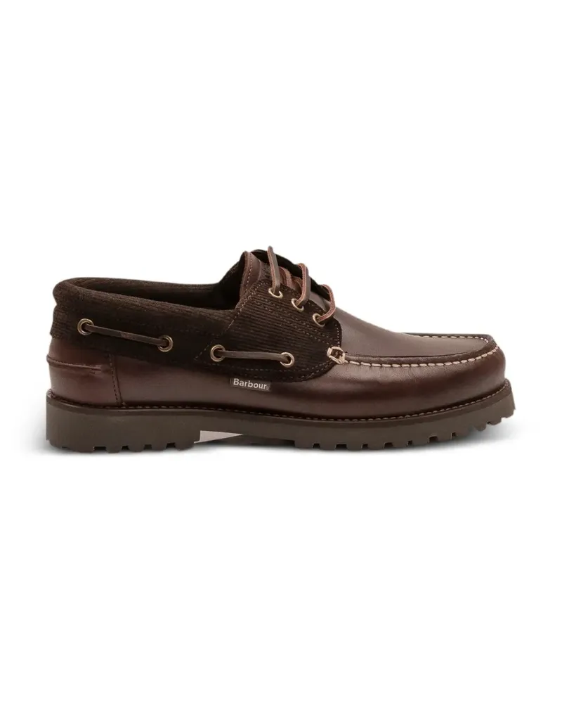 Barbour Re-Engineered Deck Segelschuhe - Braun Braun