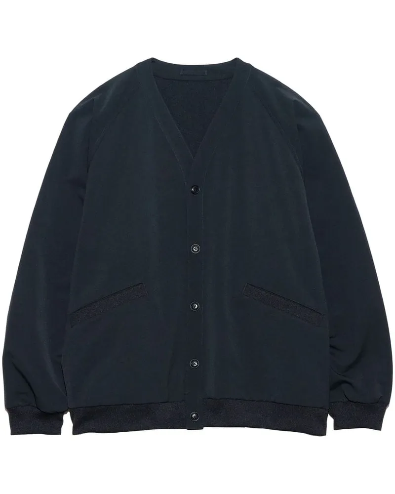 nanamica Gestrickter Cardigan - Schwarz Schwarz