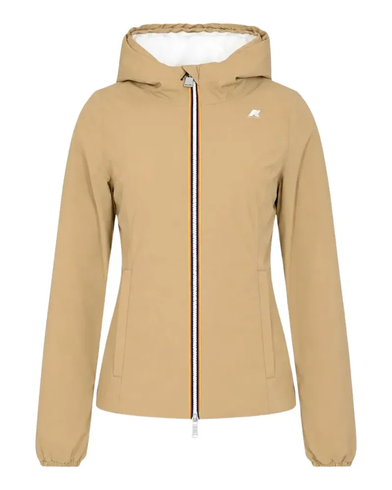 K-Way Lily reversible hooded jacket - Nude Nude