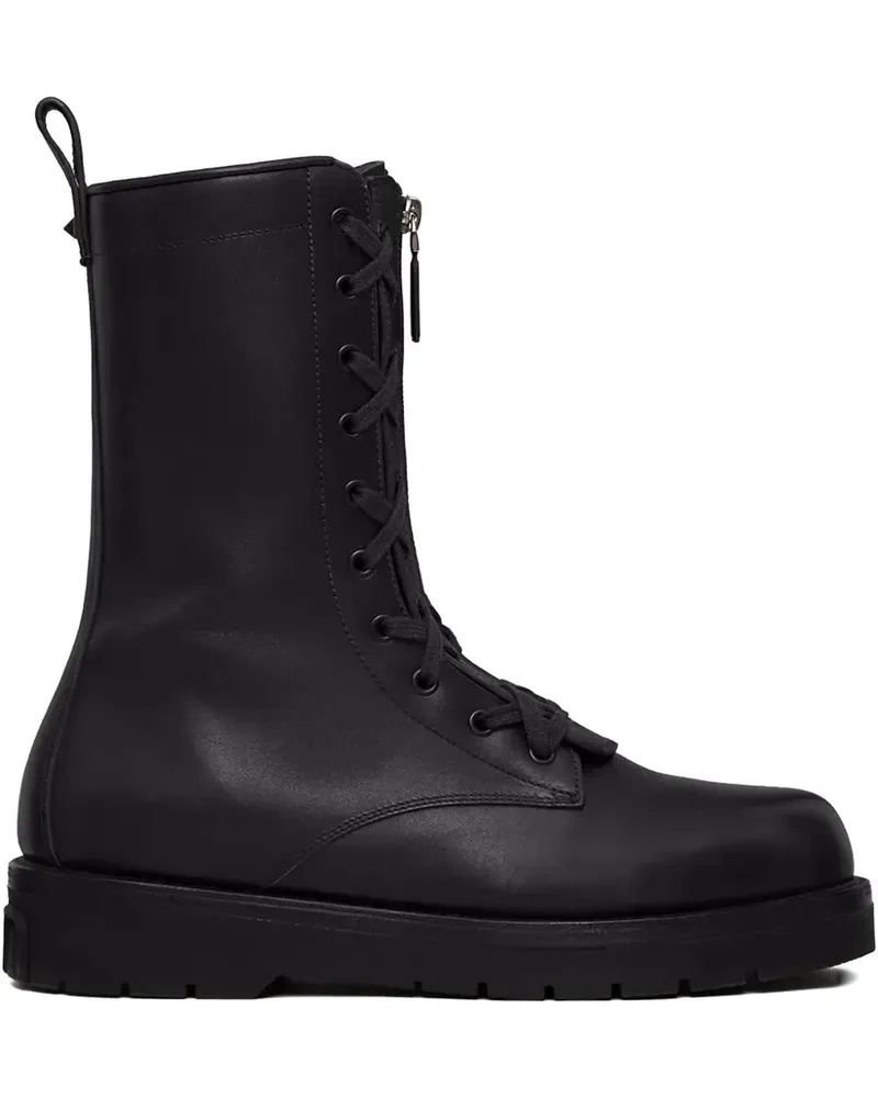 Valentino Garavani XCOMBAT Bikerstiefel - Schwarz Schwarz