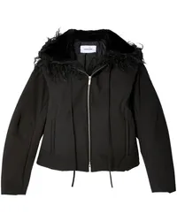 Ferragamo Poly Jacke Schwarz