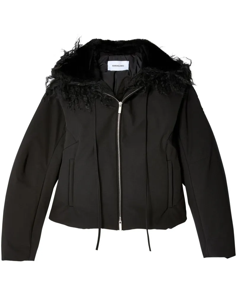 Ferragamo Poly Jacke - Schwarz Schwarz
