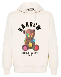 BARROW Hoodie mit Bären-Print Nude