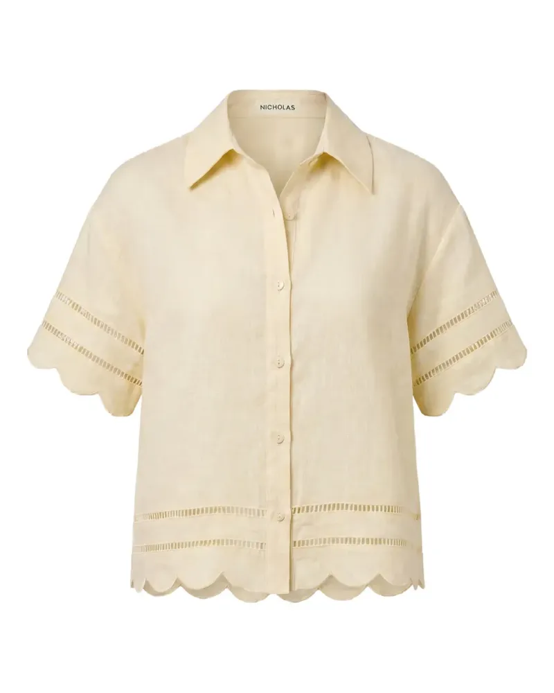 NICHOLAS Juni shirt - Gelb Gelb
