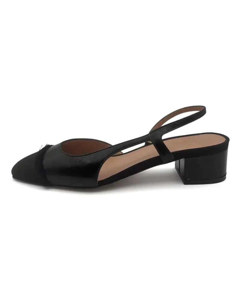 FESTA Milano Acanto Slingback-Pumps - Schwarz Schwarz