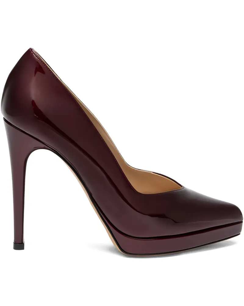 Casadei Spitze Samurai Michelle Plateau-Pumps 100mm - Rot Rot