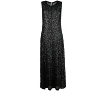 Kleid mit Pailletten - Schwarz