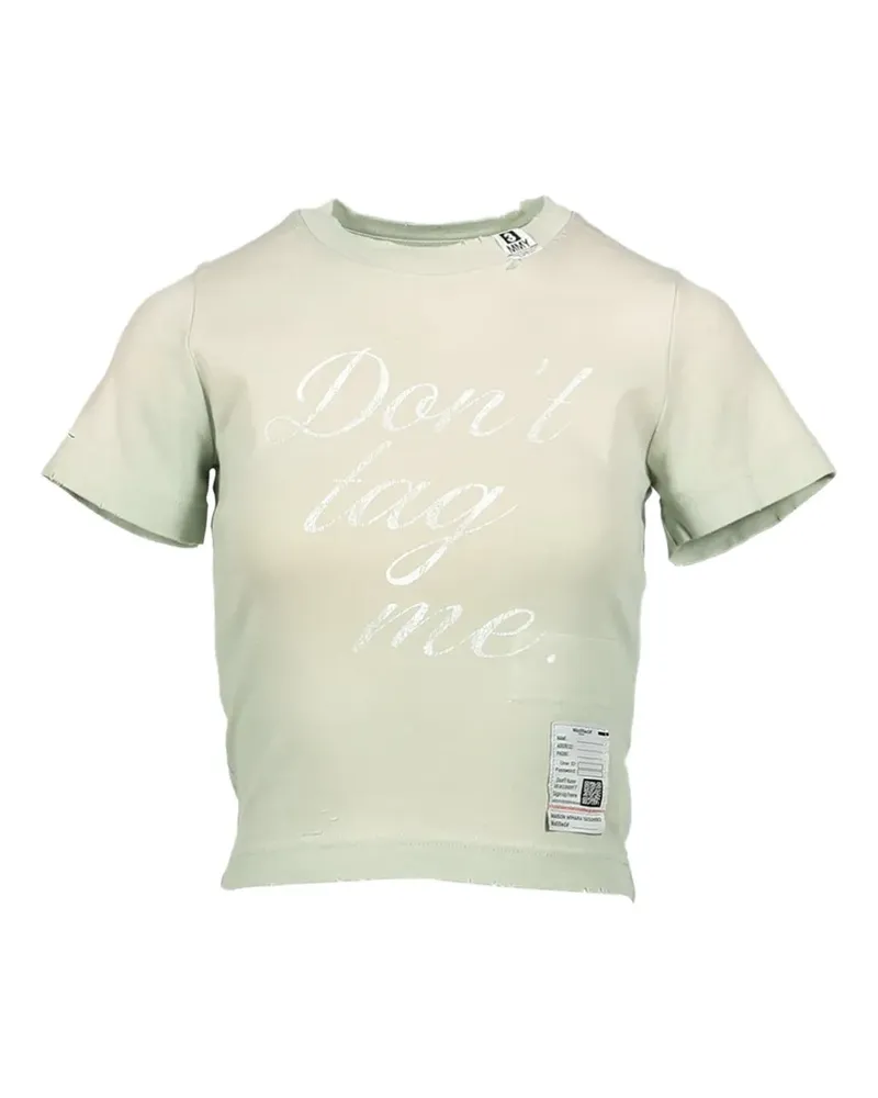 MIHARAYASUHIRO sun-faded like mini T-shirt - Grün Grün