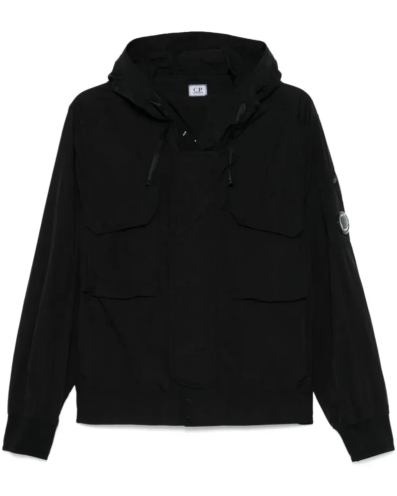 C.P. Company Chrome-R Lens Jacke - Schwarz Schwarz