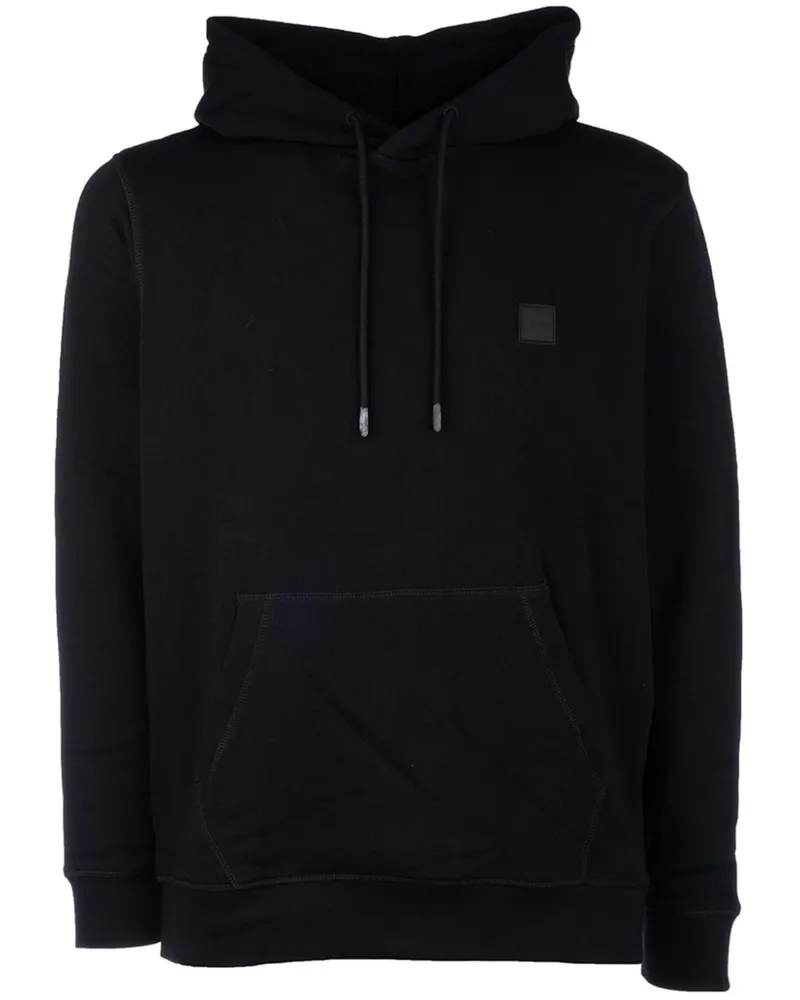 HUGO BOSS Hoodie mit Logo - Schwarz Schwarz