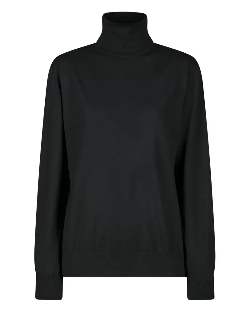 Dries van Noten wool turtleneck sweater - Schwarz Schwarz