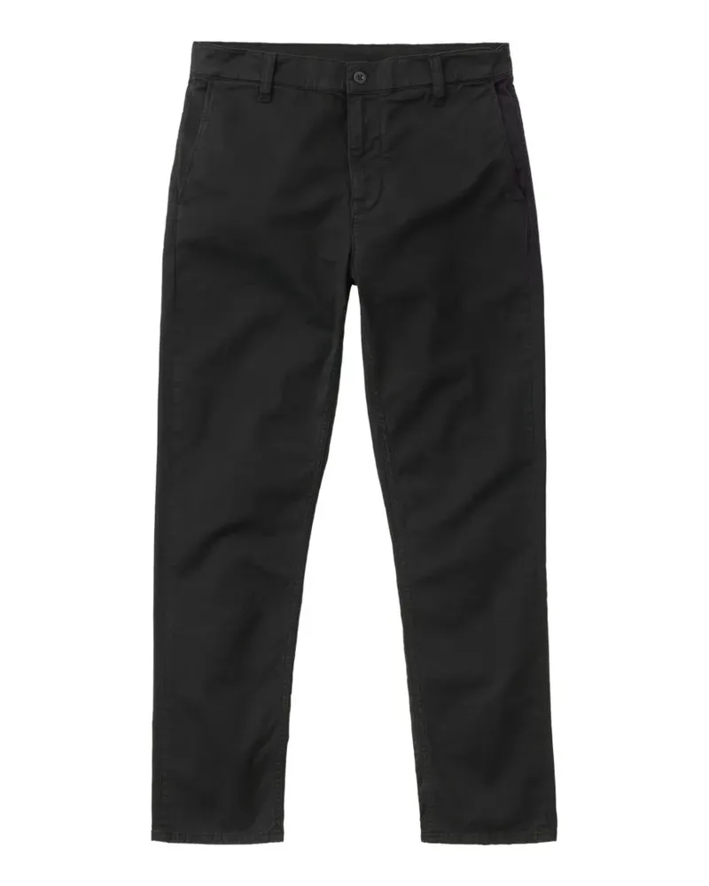 Nudie Jeans Easy Alvin trousers - Schwarz Schwarz