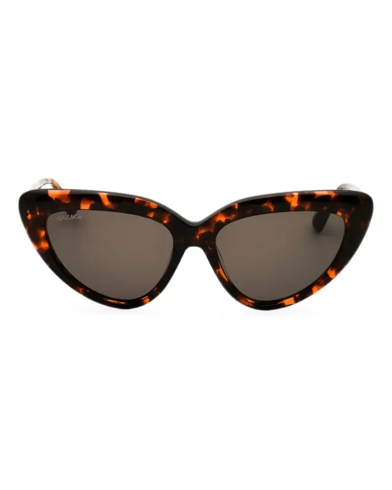 MAX&Co. cat-eye sunglasses - Braun Braun