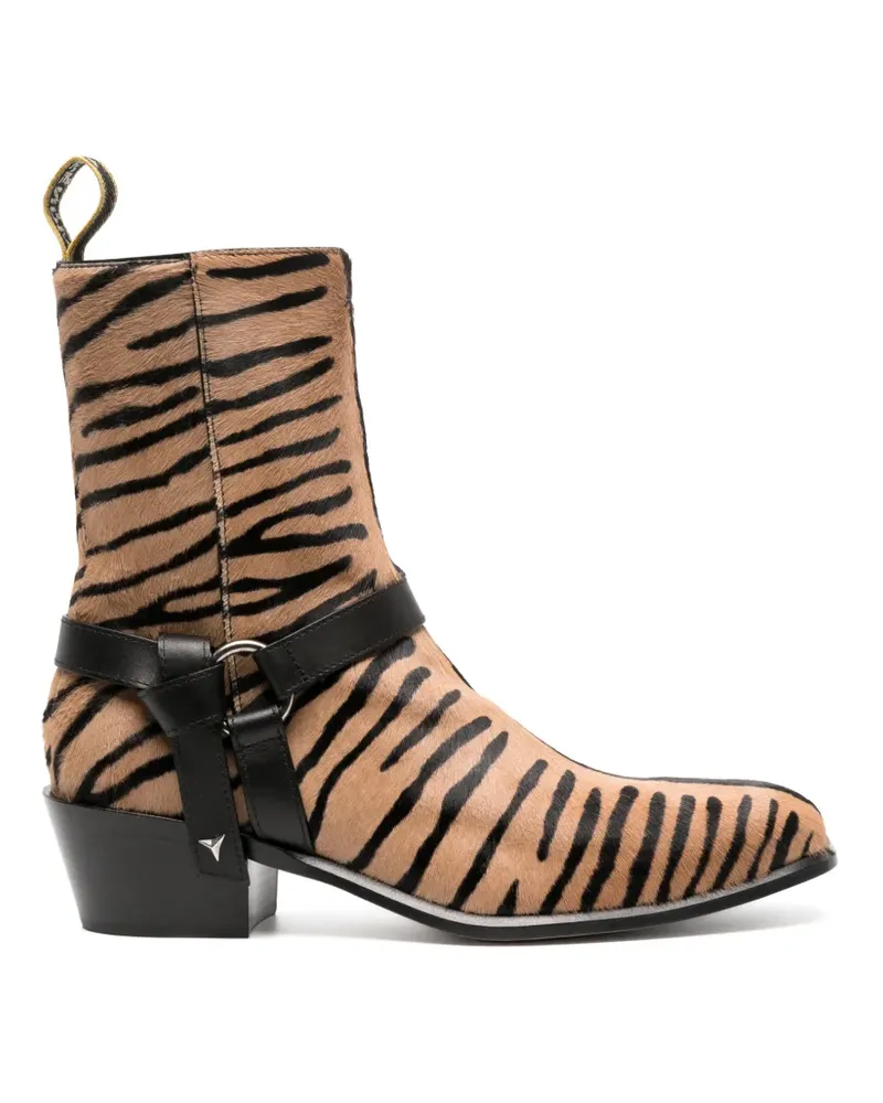 Fendi Double O ankle boots - Nude Nude