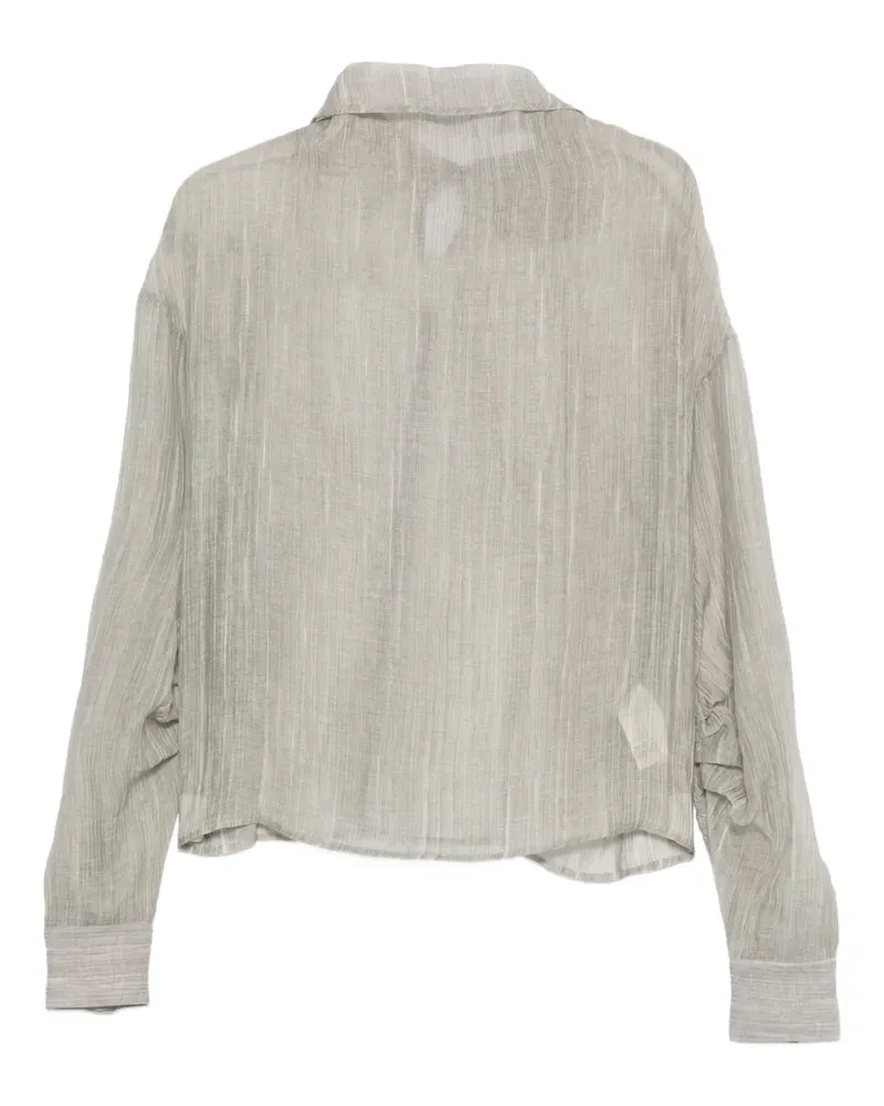 The Garment Gerüschte Delfi Bluse - Grau Grau