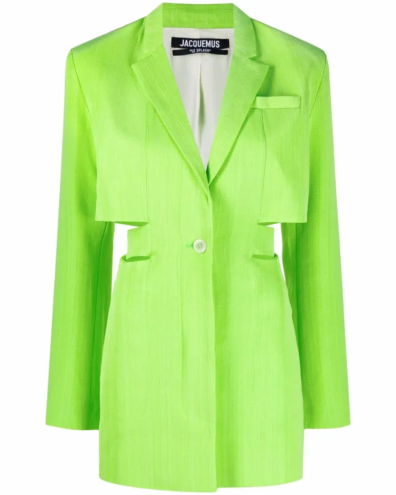 Jacquemus Kleid mit Cut-Outs - Grün Grün