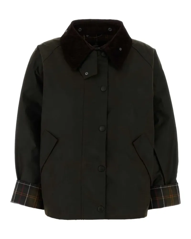 Barbour Einreihiger Transport Mantel - Grün Grün