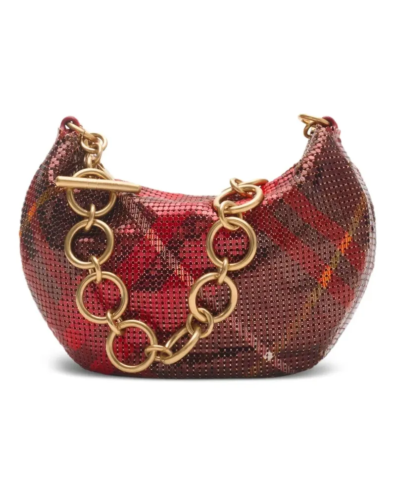 Burberry Karierte Mini-Tasche - Rot Rot