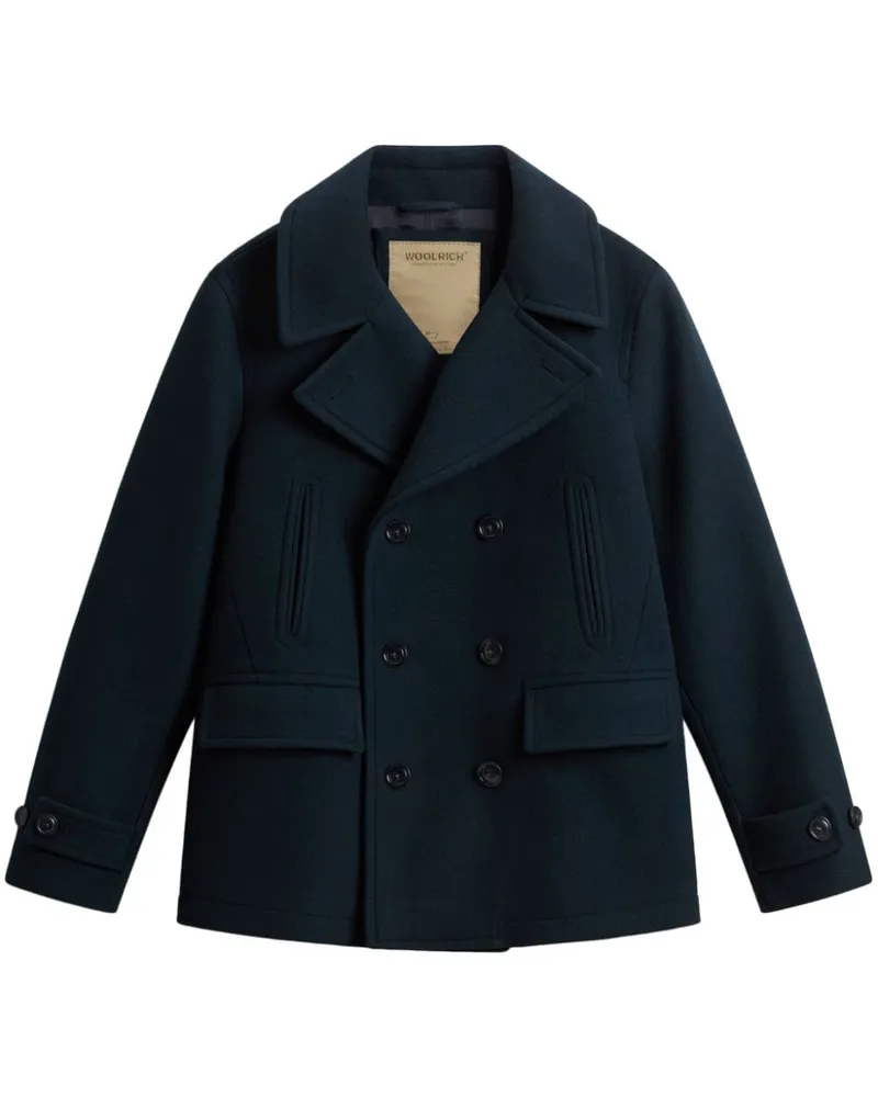 Woolrich Melton Mantel - Blau Blau