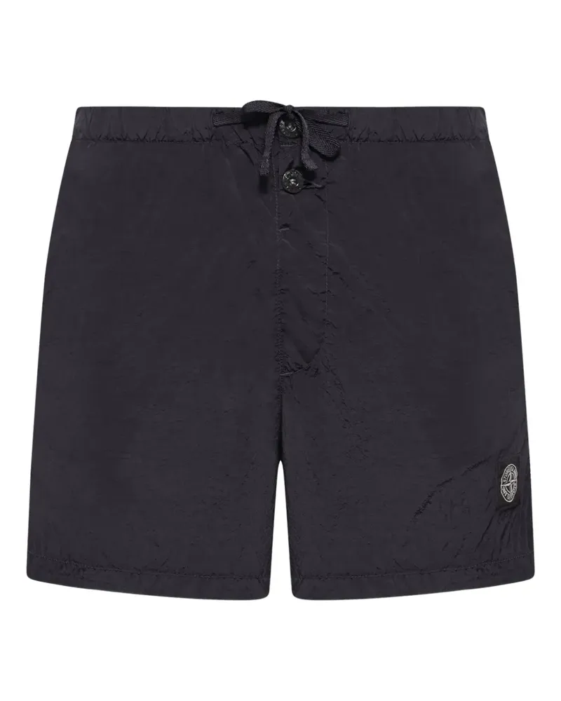 Stone Island Shorts mit Kordelzug - Schwarz Schwarz