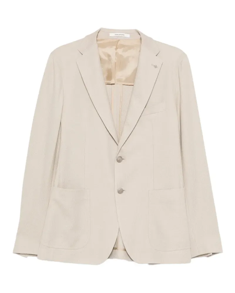 Tagliatore Strukturiertes Sakko mit zwei Knöpfen - Nude Nude