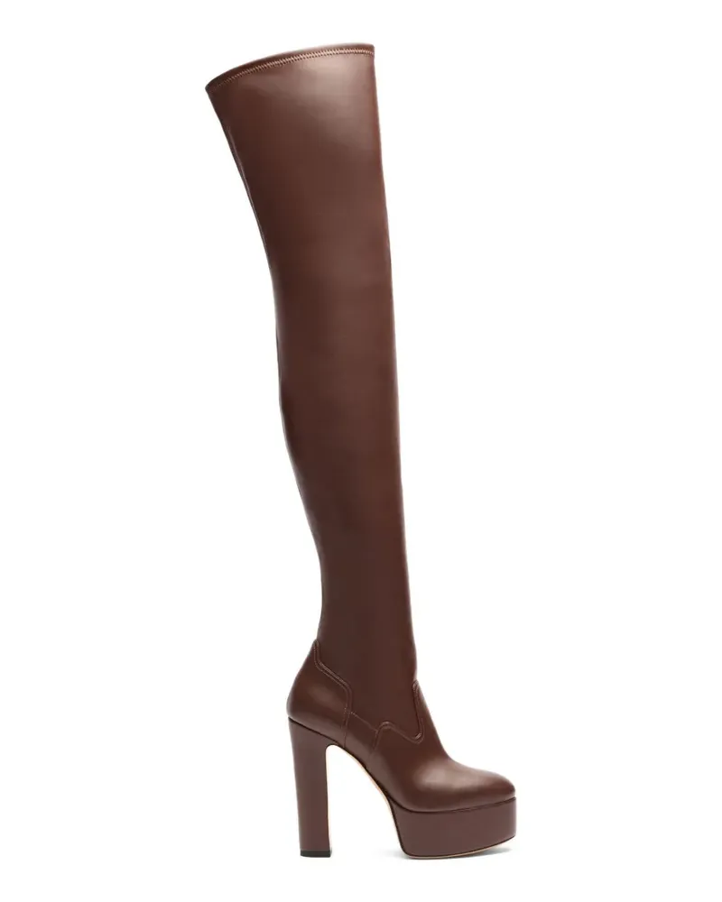 Casadei Patty Over The Knee boots - Braun Braun