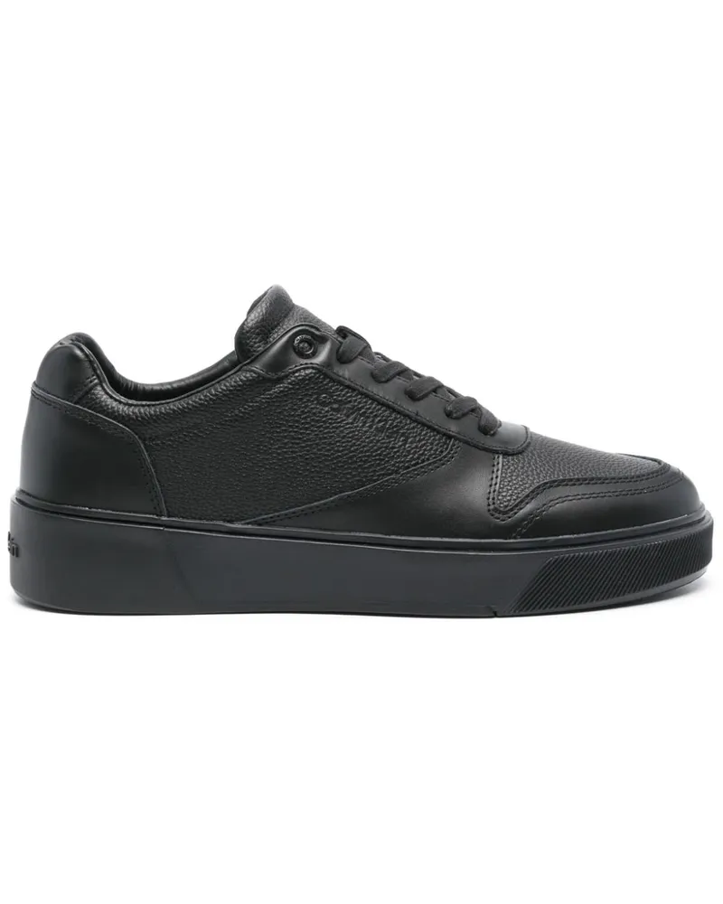 Calvin Klein Sneakers aus Leder - Schwarz Schwarz