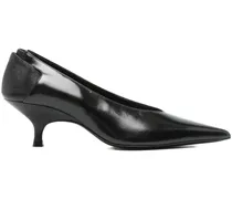 Sloane Kitten-Heel-Pumps mit spitzer Kappe 50mm - Schwarz