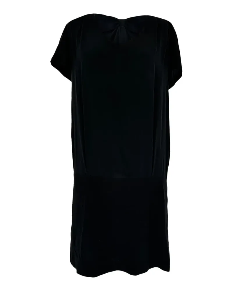 Sandro V-neck bow-detail dress - Schwarz Schwarz
