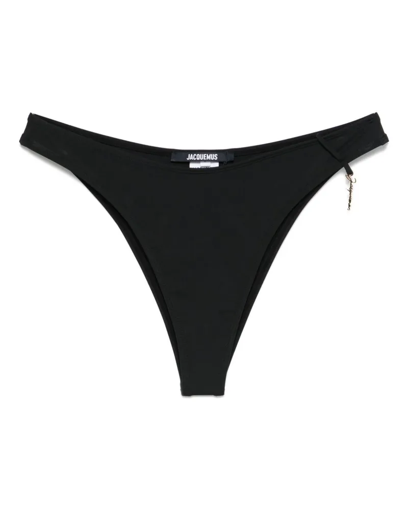 Jacquemus Le Bas De Maillot Signature Bikinihöschen - Schwarz Schwarz