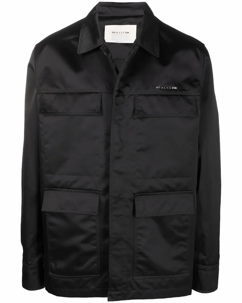 1017 ALYX 9SM Schmale Jacke - Schwarz Schwarz