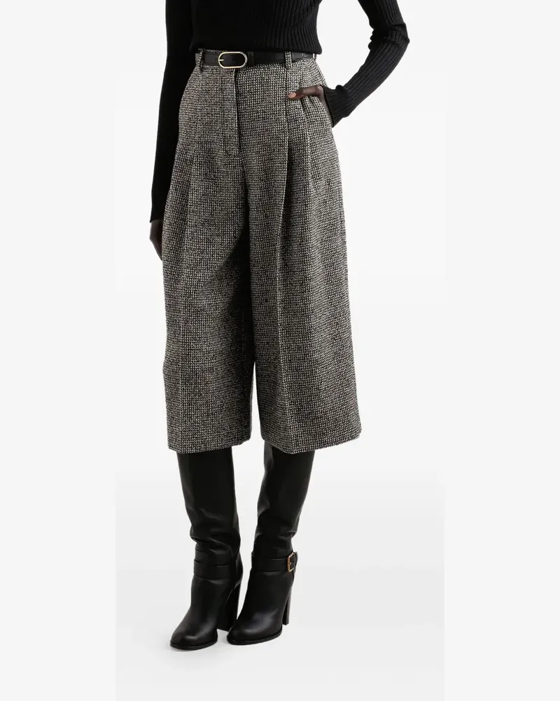 Dolce & Gabbana Ausgestellte Tweed-Hose - Nude Nude