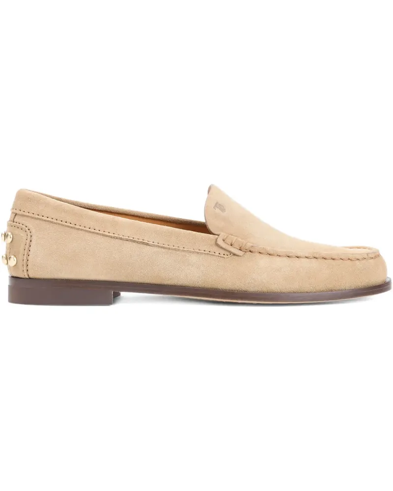 TOD'S Loafer aus Wildleder - Nude Nude