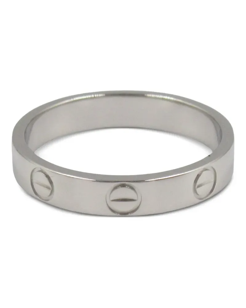 Cartier 2010s mini Love Ring - Silber Silber
