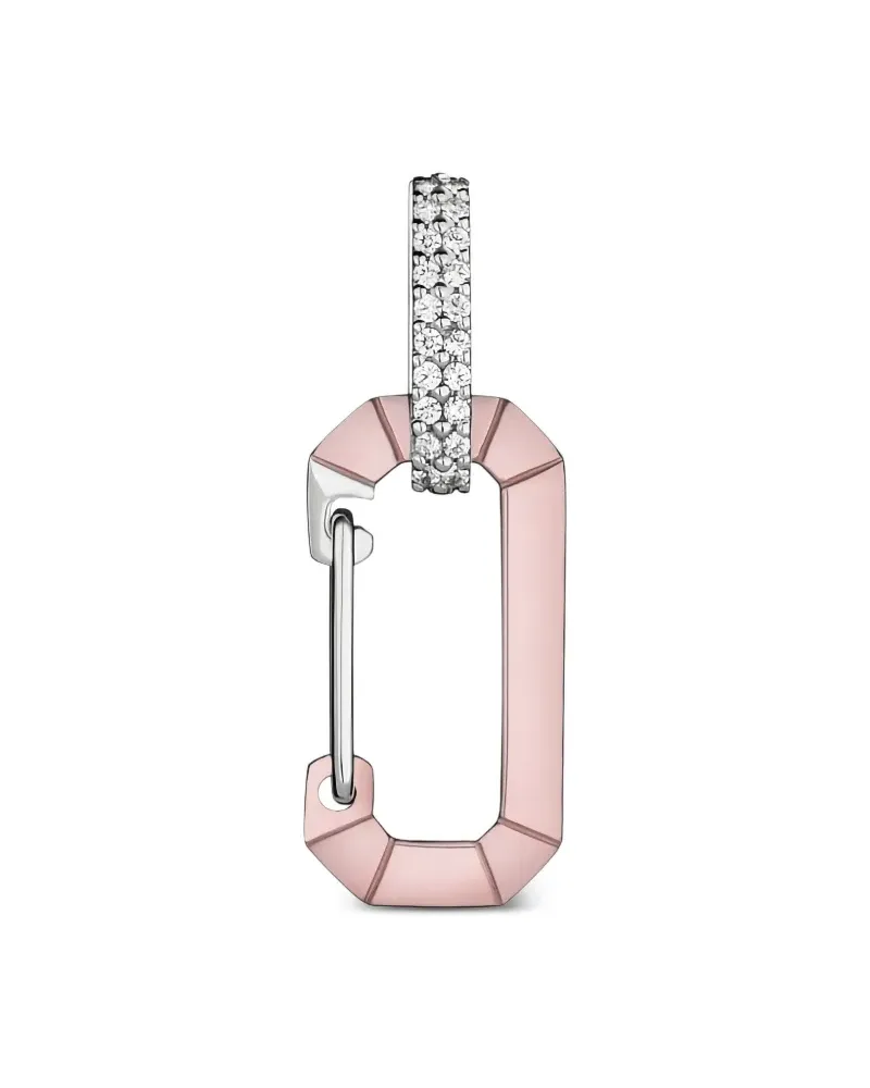 EÉRA 18K white gold small Chiara diamonds single earring - Rosa Rosa
