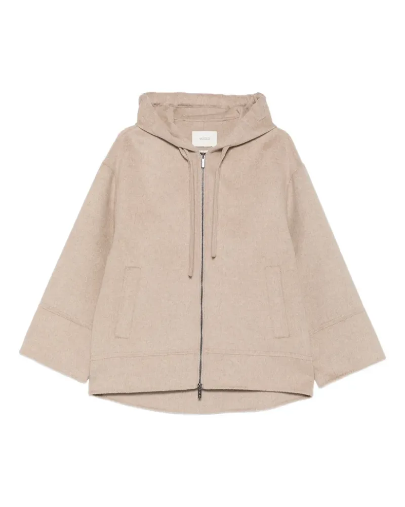 VICOLO Kapuzenjacke mit Kragen - Nude Nude