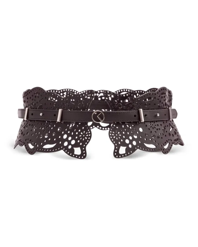 Saiid Kobeisy Perforierter Gürtel - Braun Braun